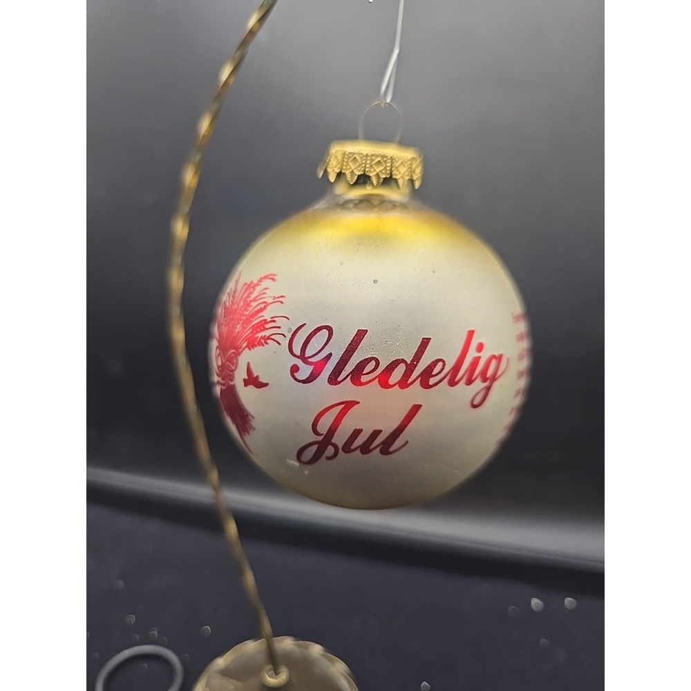 Bronners‎ Christmas Ornament Glass "customs Of Norway"  25W
